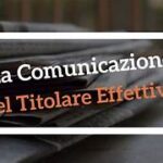 Comunicazione del Titolare Effettivo: le attività che devono essere svolte dal Cliente dello studio